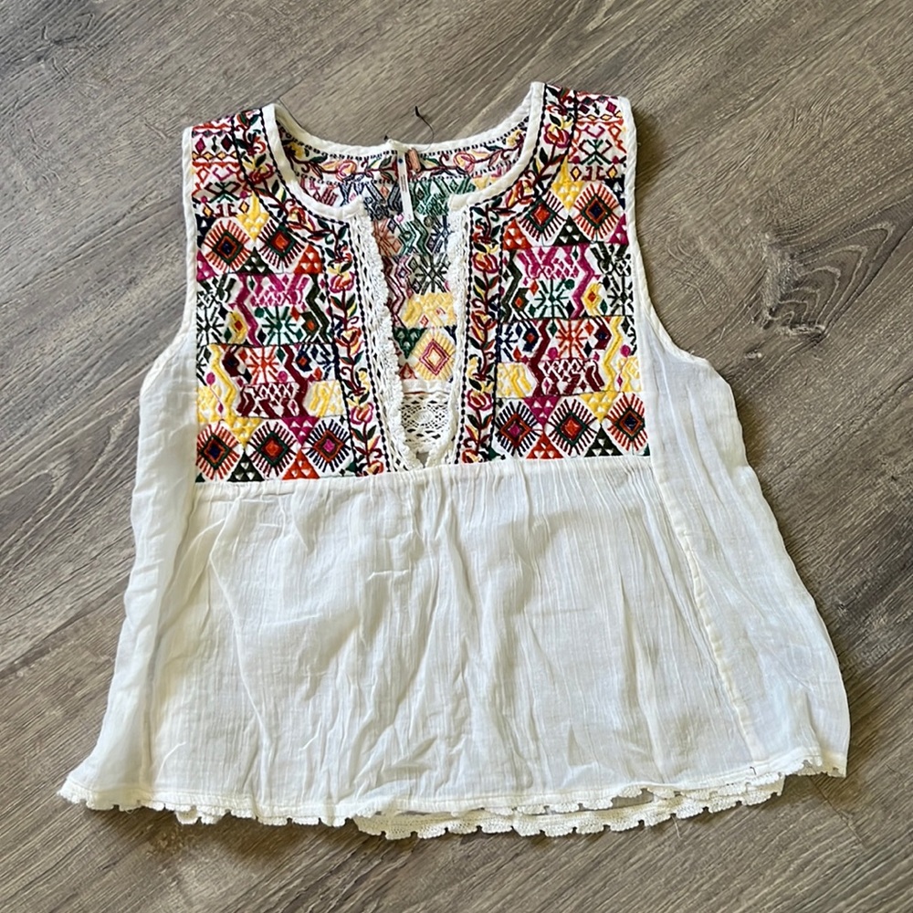 Boho Anthropolgie Top